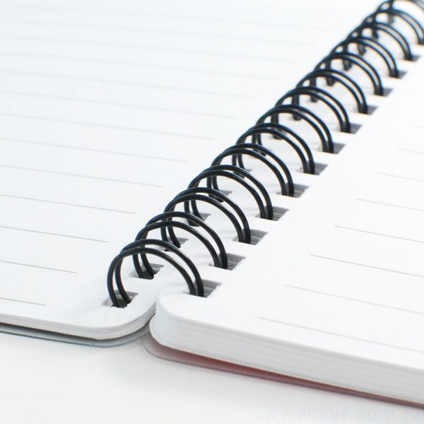 創意個性環裝筆記本-彩色封面加霧透板線圈記事本-可訂製內頁及客製化加印LOGO
