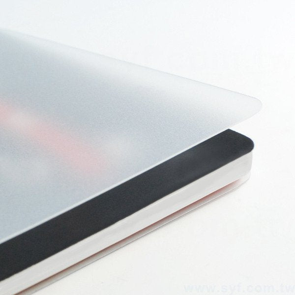 創意個性環裝筆記本-彩色封面加霧透板線圈記事本-可訂製內頁及客製化加印LOGO