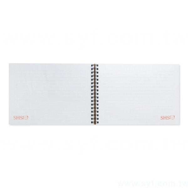 經典復古牛皮紙環裝筆記本-左翻式線圈記事本-可訂製內頁及客製化加印LOGO