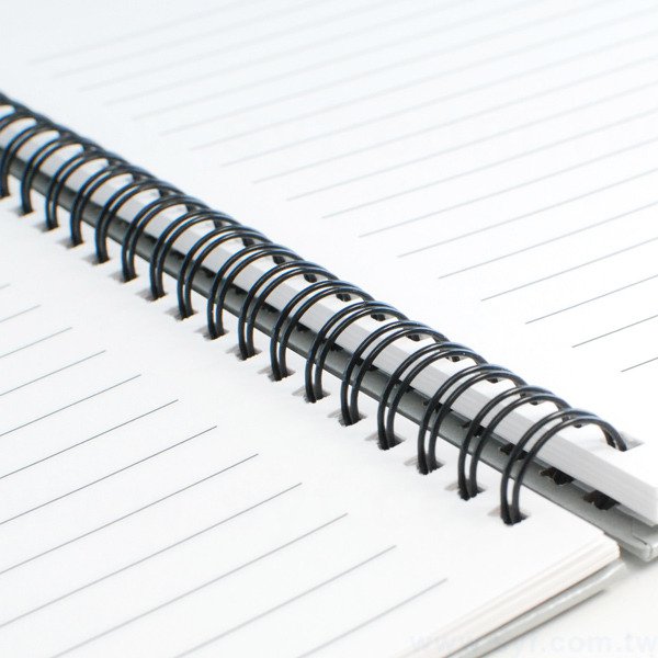 極簡時尚環裝筆記本-烙凹燙印封面線圈記事本-可訂製內頁及客製化加印LOGO