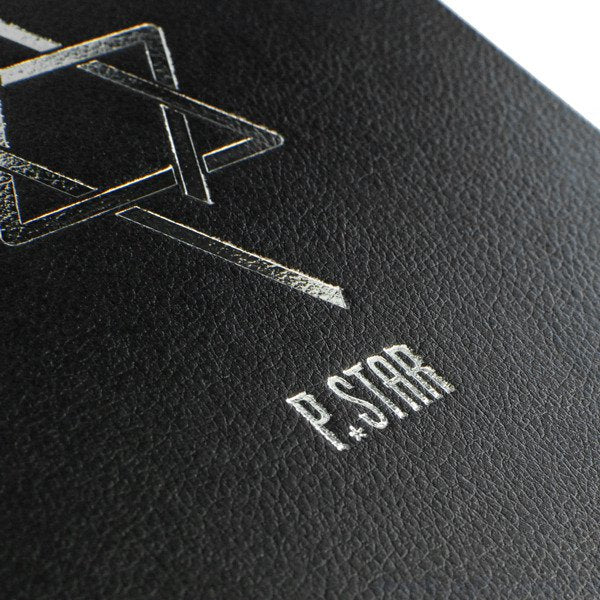 極簡時尚環裝筆記本-烙凹燙印封面線圈記事本-可訂製內頁及客製化加印LOGO