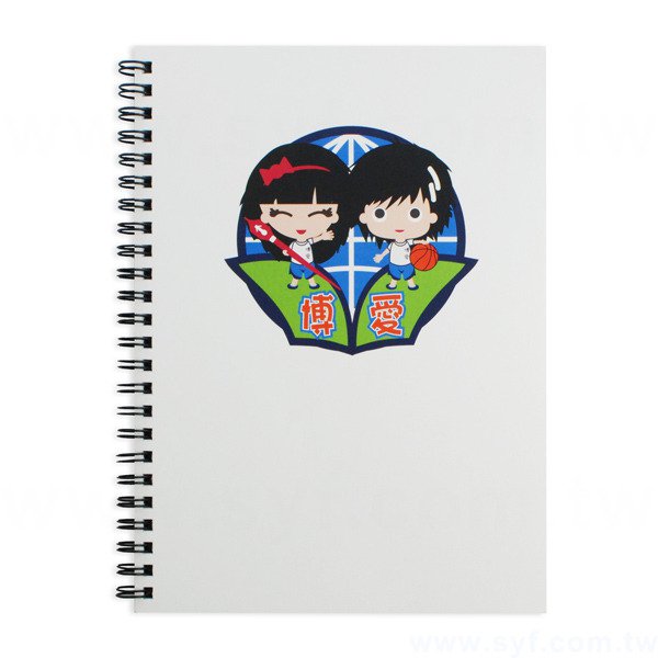 創意個性環裝筆記本-彩色封面黑線圈記事本-可訂製內頁及客製化加印LOGO