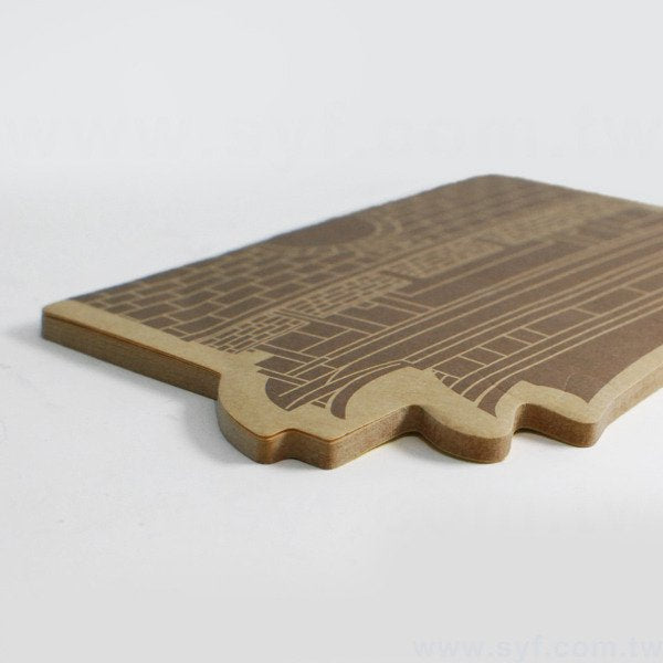 造型牛皮紙便利貼-30張n次貼單面單色印刷-含封面