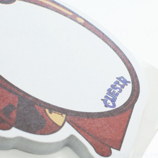 方形封卡造型便利貼-50張造型n次貼彩色印刷-封面單面彩色上亮膜