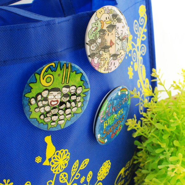 圓形胸章58mm-客製化徽章