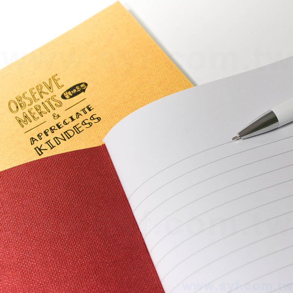 極簡時尚筆記本-騎馬釘裝記事本-可訂製內頁及客製化加印LOGO