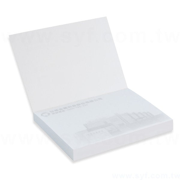 封卡便條紙-內頁100張單面單色印刷-封面彩色印刷上亮膜