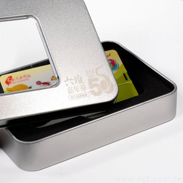 翻轉式名片隨身碟-可加LOGO客製化名片型隨身碟