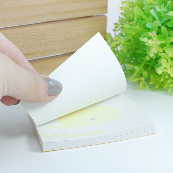 方形便條紙-內頁50張單面雙色印刷-無封面