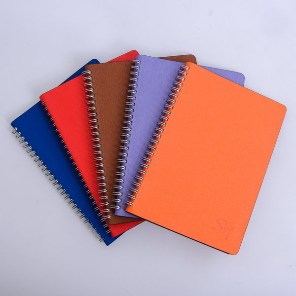 精緻高雅壓紋環裝工商日誌-25K十字紋線圈記事本