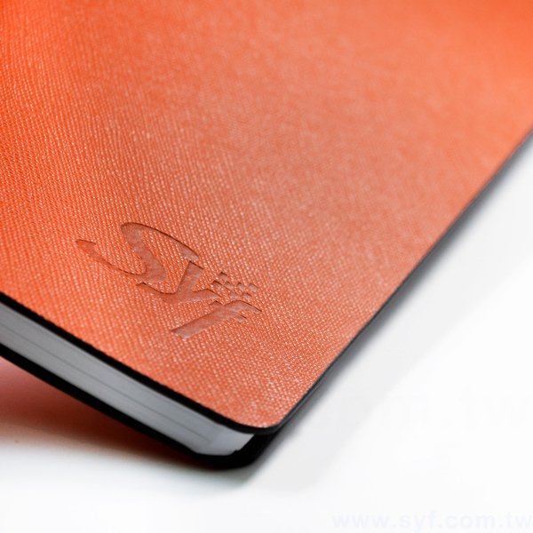 時尚典雅壓紋環裝工商日誌-25K十字紋線圈記事本