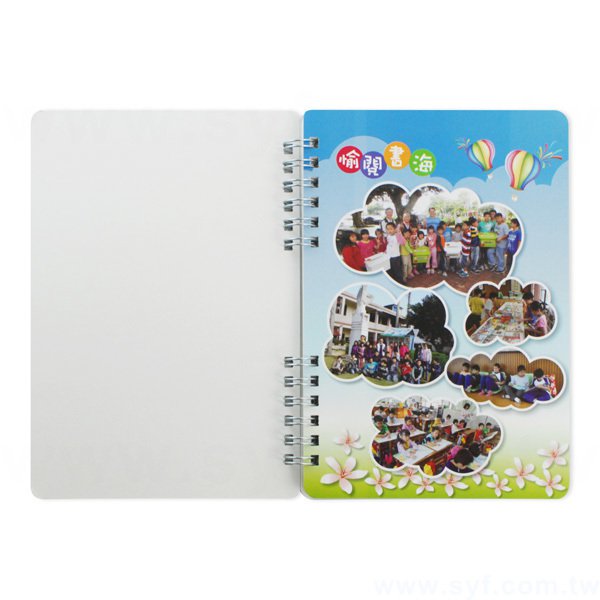 創意個性環裝筆記本-彩色封面上霧膜線圈記事本-可訂製內頁及客製化加印LOGO