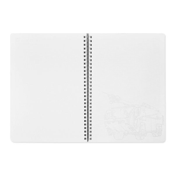 創意個性環裝筆記本-單色封面上霧膜線圈記事本-可訂製內頁及客製化加印LOGO