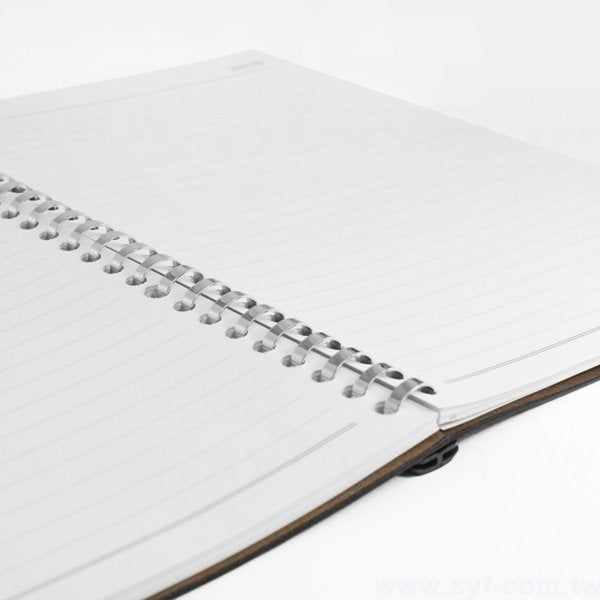 尊爵皮紋工商日誌-抽取式活頁記事本-可訂製內頁及客製化加印LOGO