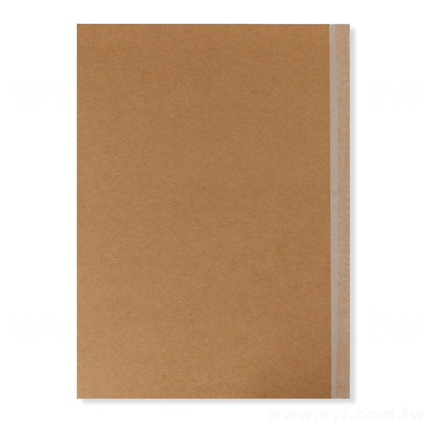 極簡風格左翻證書夾-牛皮紙材質無印刷-畢業禮物首選