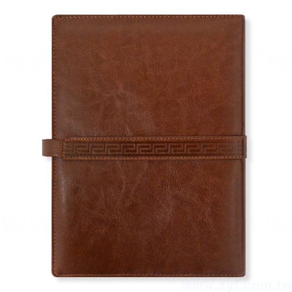 創意古典工商日誌-子母扣式活頁筆記本本-可訂製內頁及客製化加印LOGO