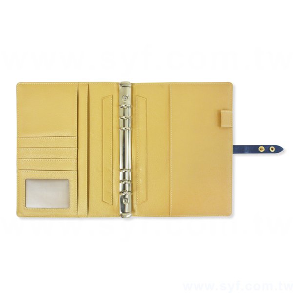 創意古典工商日誌-子母扣式活頁筆記本本-可訂製內頁及客製化加印LOGO