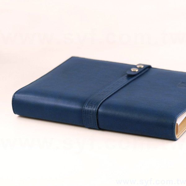 創意古典工商日誌-子母扣式活頁筆記本本-可訂製內頁及客製化加印LOGO