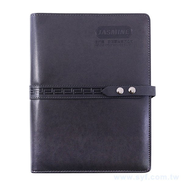 創意古典工商日誌-子母扣式活頁筆記本