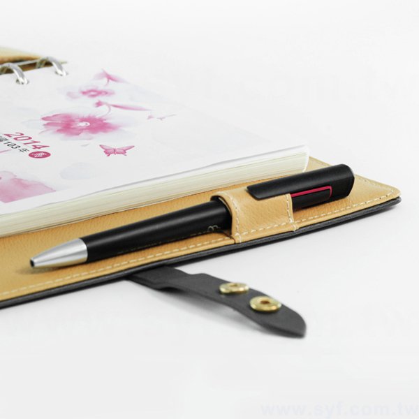 創意古典工商日誌-子母扣式活頁筆記本