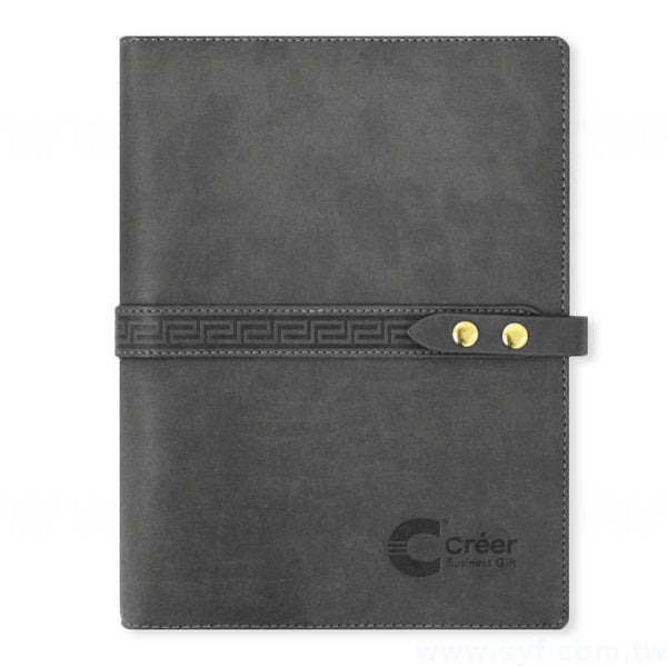 創意古典工商日誌-子母扣式活頁筆記本