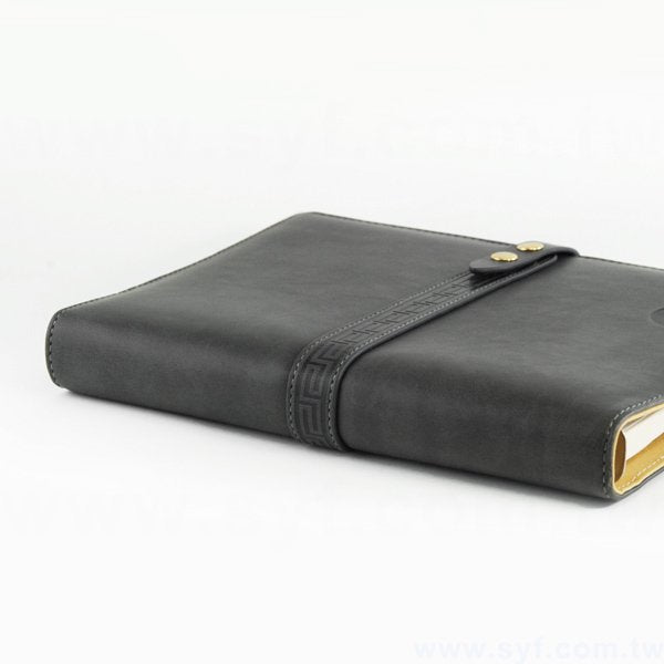 創意古典工商日誌-子母扣式活頁筆記本