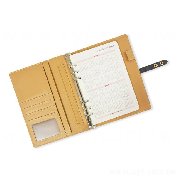 創意古典工商日誌-子母扣式活頁筆記本