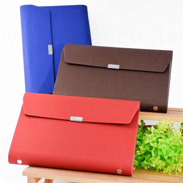 時尚優雅工商日誌-三折式磁扣活頁筆記本-可訂製內頁及客製化加印LOGO