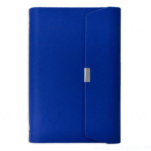 時尚優雅工商日誌-三折式磁扣活頁筆記本-可訂製內頁及客製化加印LOGO