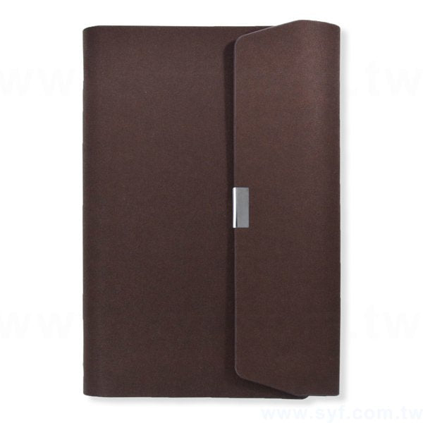 時尚優雅工商日誌-三折式磁扣活頁筆記本-可訂製內頁及客製化加印LOGO