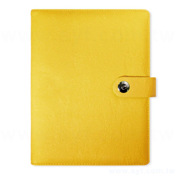 精緻印花工商日誌-磁扣式活頁筆記本-可訂製內頁及客製化加印LOGO