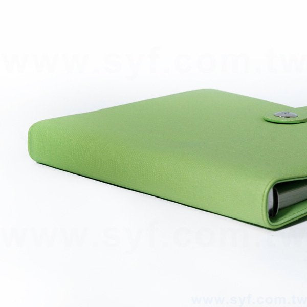 精緻印花工商日誌-磁扣式活頁筆記本-可訂製內頁及客製化加印LOGO