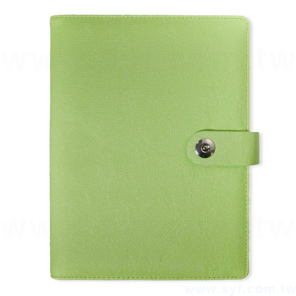 精緻印花工商日誌-磁扣式活頁筆記本-可訂製內頁及客製化加印LOGO