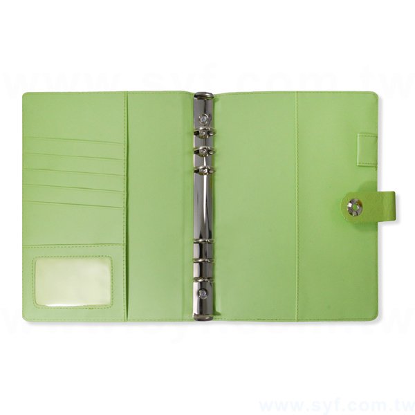 精緻印花工商日誌-磁扣式活頁筆記本-可訂製內頁及客製化加印LOGO