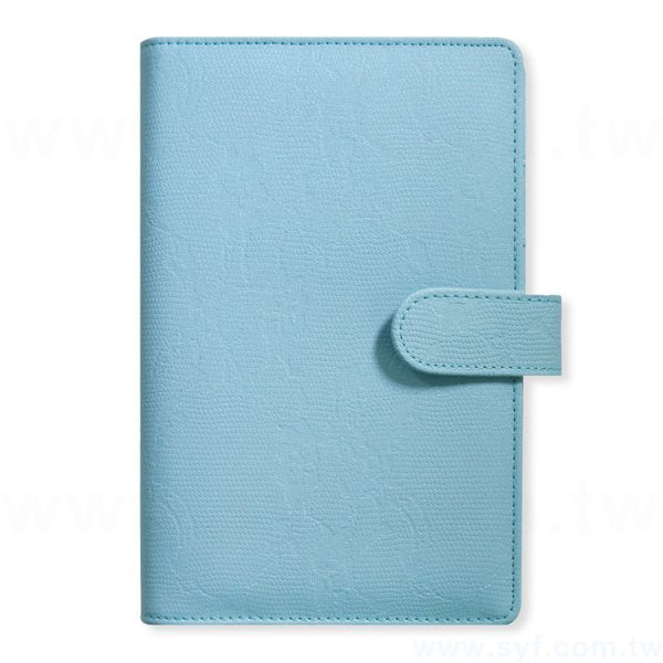 精緻印花工商日誌-磁扣式活頁筆記本-可訂製內頁及客製化加印LOGO