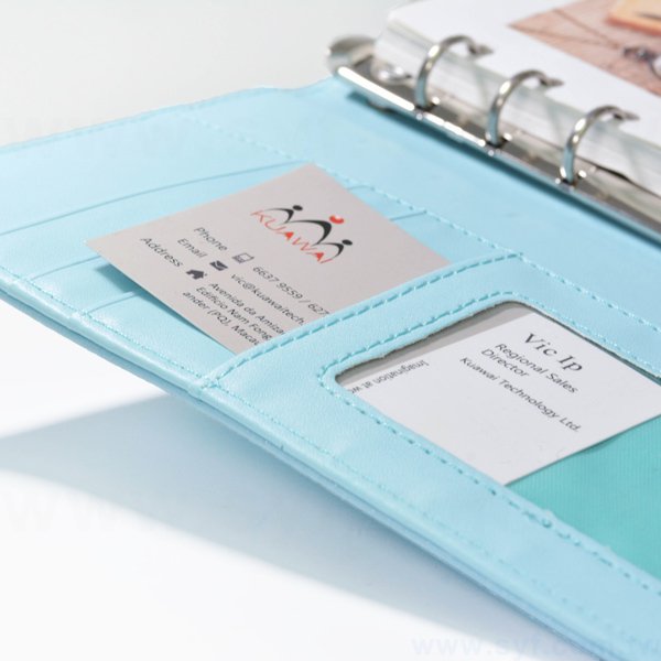 精緻印花工商日誌-磁扣式活頁筆記本-可訂製內頁及客製化加印LOGO