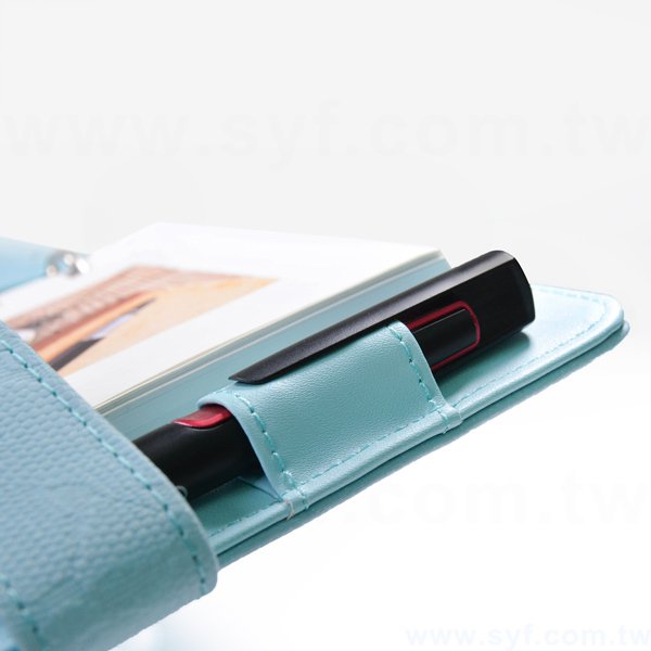 精緻印花工商日誌-磁扣式活頁筆記本-可訂製內頁及客製化加印LOGO