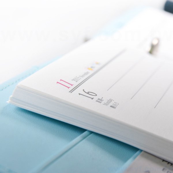 精緻印花工商日誌-磁扣式活頁筆記本-可訂製內頁及客製化加印LOGO