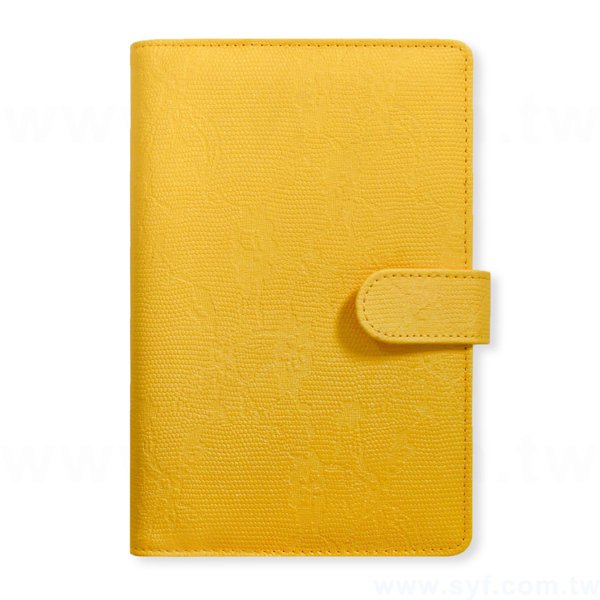 精緻印花工商日誌-磁扣式活頁筆記本-可訂製內頁及客製化加印LOGO