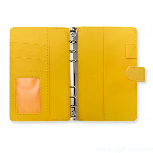 精緻印花工商日誌-磁扣式活頁筆記本-可訂製內頁及客製化加印LOGO