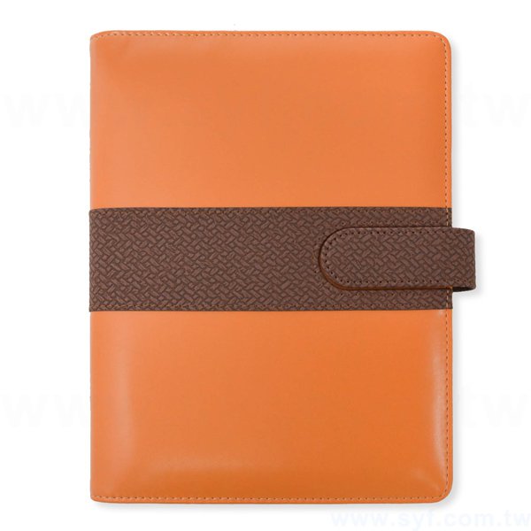 經典編織工商日誌-磁扣式活頁筆記本-可訂製內頁及客製化加印LOGO