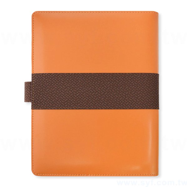 經典編織工商日誌-磁扣式活頁筆記本-可訂製內頁及客製化加印LOGO