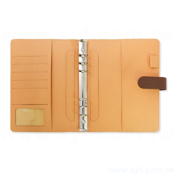 經典編織工商日誌-磁扣式活頁筆記本-可訂製內頁及客製化加印LOGO