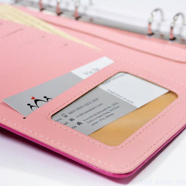 經典編織工商日誌-磁扣式活頁筆記本-可訂製內頁及客製化加印LOGO