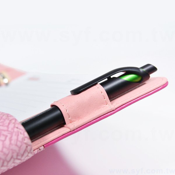 經典編織工商日誌-磁扣式活頁筆記本-可訂製內頁及客製化加印LOGO