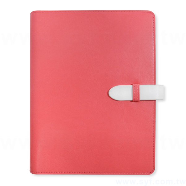 時尚簡約工商日誌-插扣式活頁筆記本-可訂製內頁及客製化加印LOGO