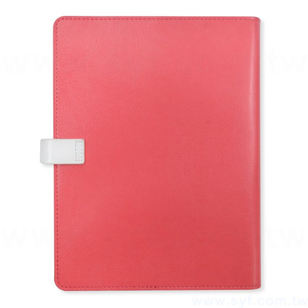 時尚簡約工商日誌-插扣式活頁筆記本-可訂製內頁及客製化加印LOGO