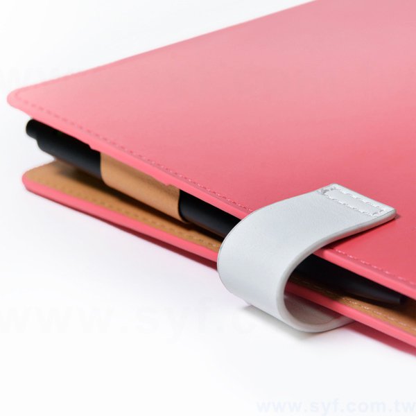 時尚簡約工商日誌-插扣式活頁筆記本-可訂製內頁及客製化加印LOGO