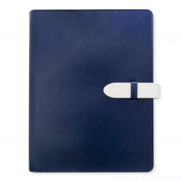 時尚簡約工商日誌-插扣式活頁筆記本-可訂製內頁及客製化加印LOGO