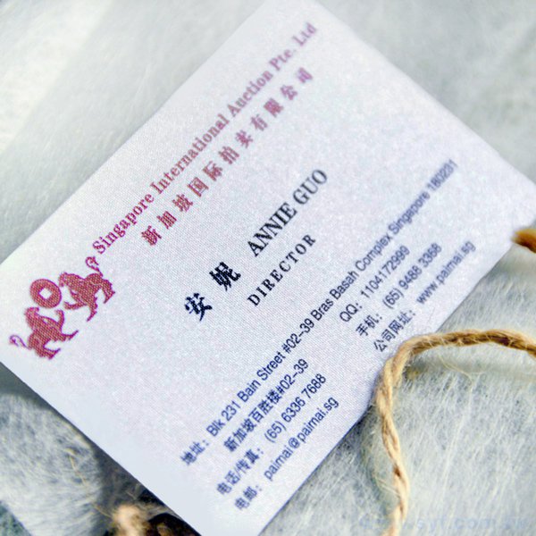 金綺紙310g名片製作-雙面彩色印刷-客製化各式名片尺寸